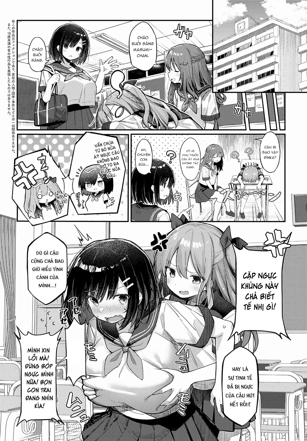 HentaiVN.net - Ảnh 3 - Nỗi khổ của người ngực lép - Oneshot