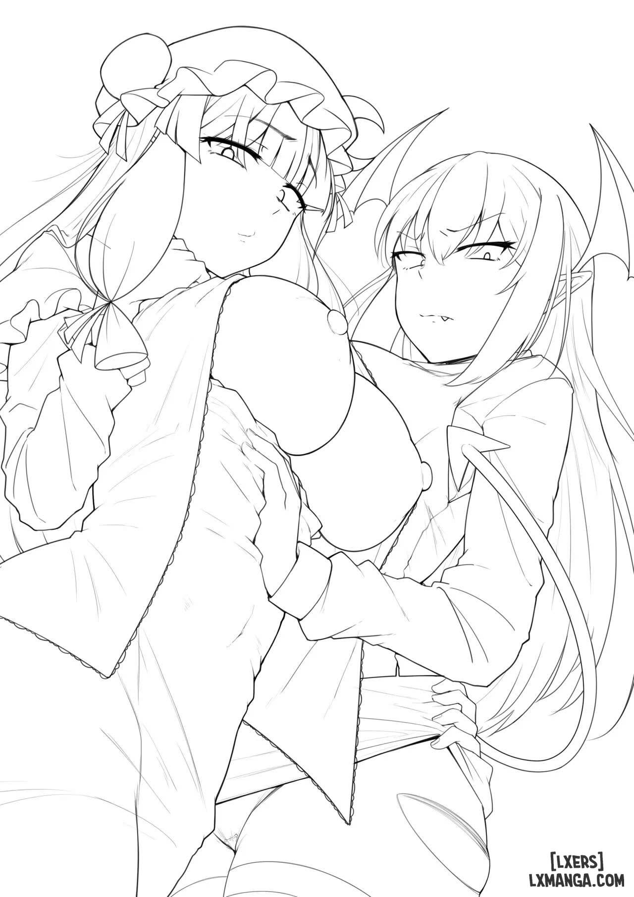 HentaiVN.net - Ảnh 2 - Ana to Muttsuri Dosukebe Daitoshokan 5 - Oneshot