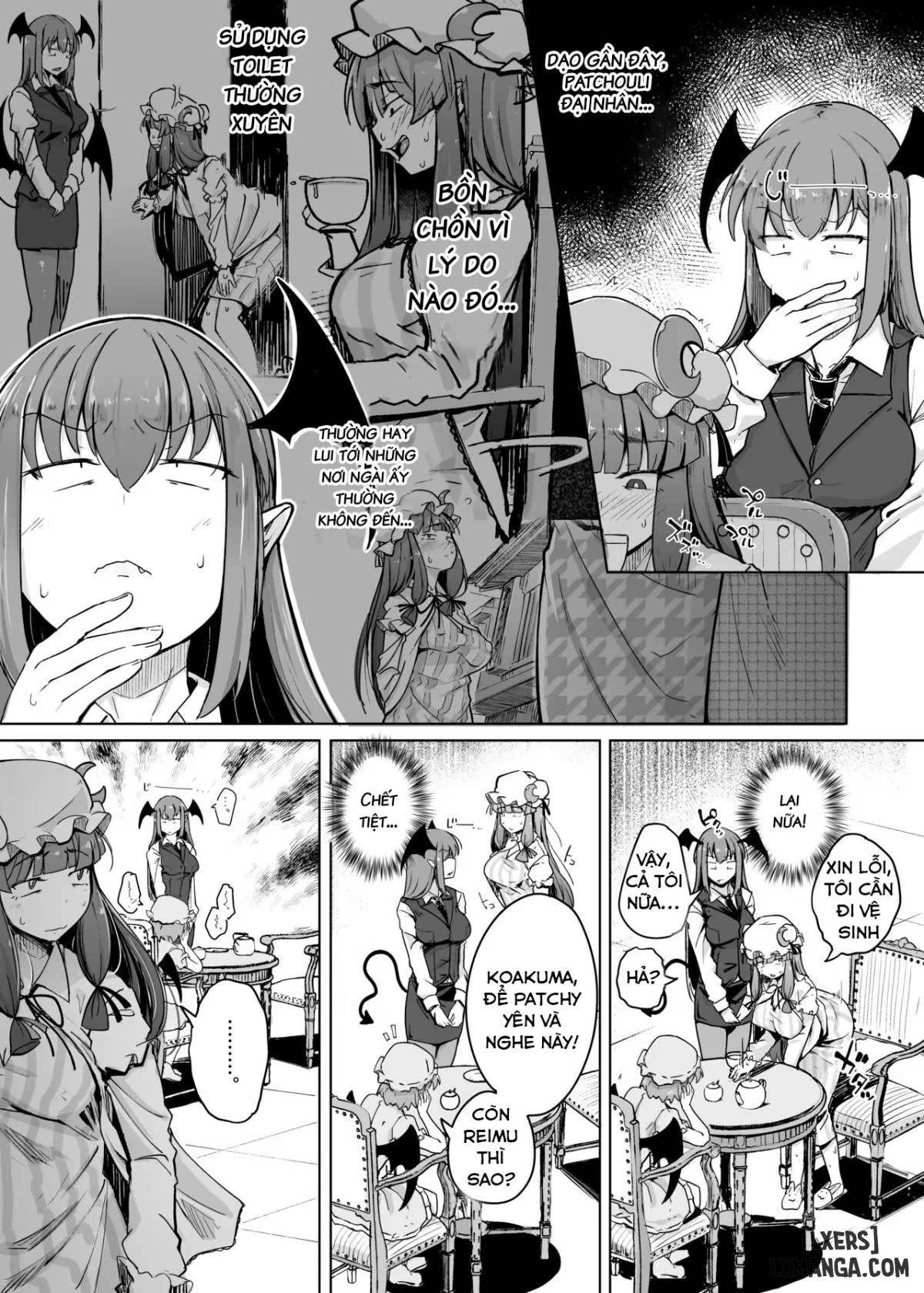 HentaiVN.net - Ảnh 4 - Ana to Muttsuri Dosukebe Daitoshokan 5 - Oneshot