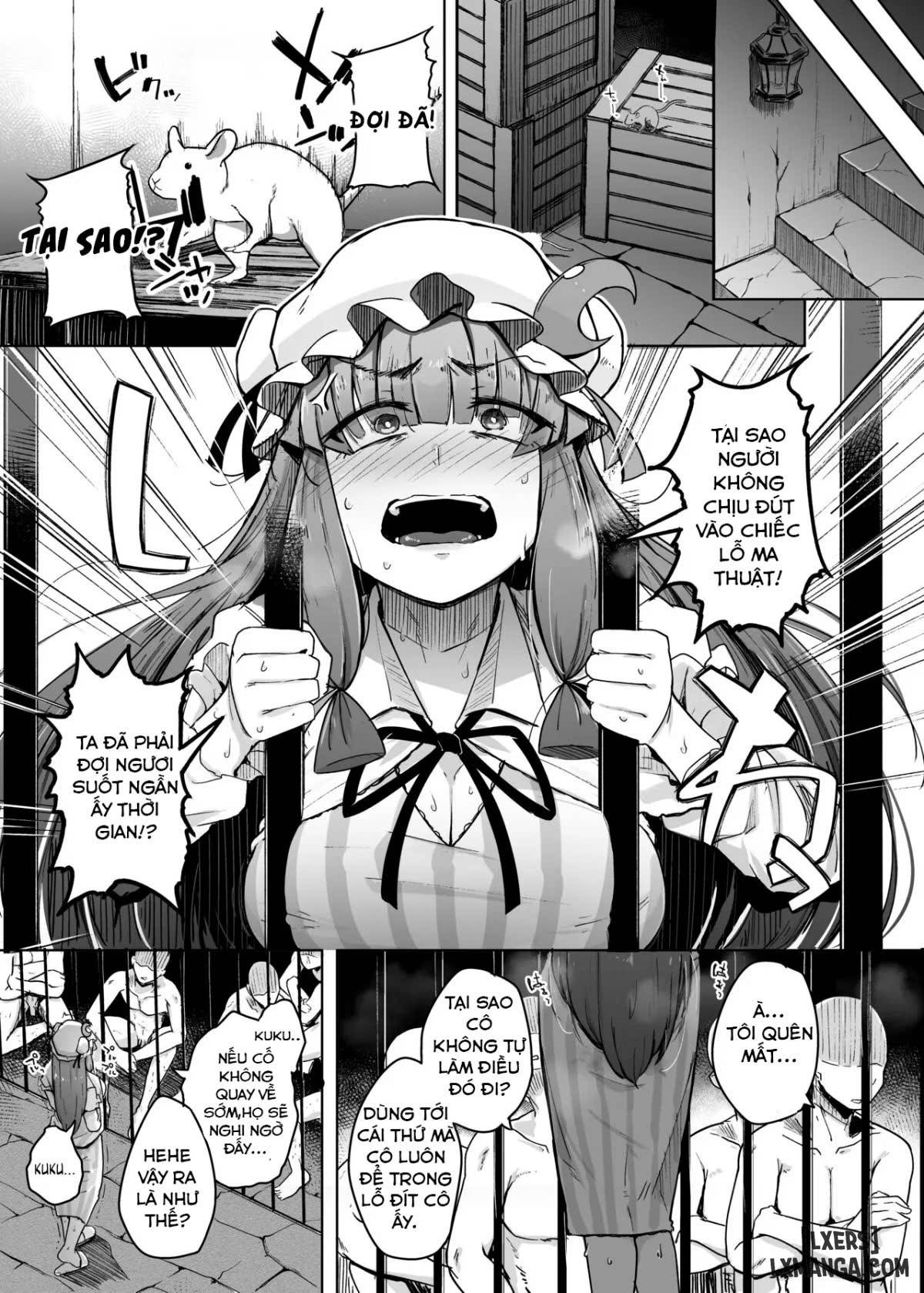 HentaiVN.net - Ảnh 5 - Ana to Muttsuri Dosukebe Daitoshokan 5 - Oneshot