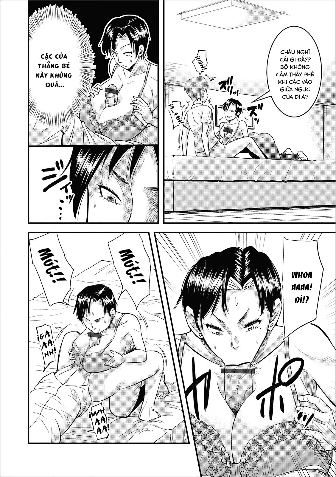 HentaiVN.net - Ảnh 5 - Bà dì khiêu gợi của tôi [Eroi Oba-san] - Oneshot