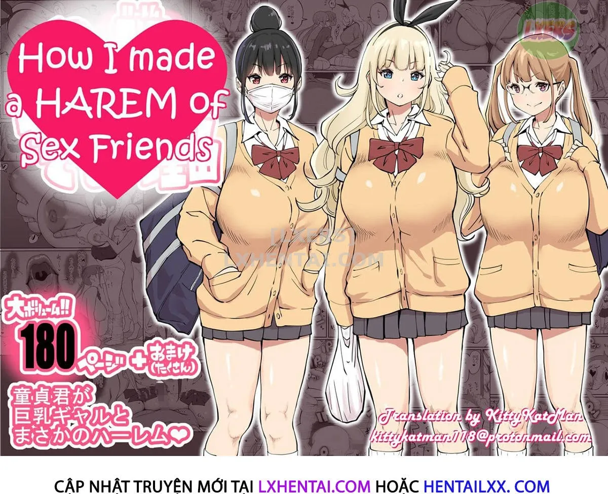 HentaiVN.net - Ảnh 5 - How I made a Harem of Sex Friends [Boku ni Harem SeFri ga Dekita Riyuu] - Chap 1
