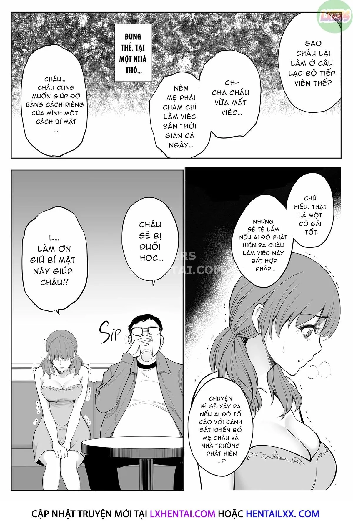 HentaiVN.net - Ảnh 25 - Red Light District: MILF/Daughter NTR [OYAKO NTR FUUZOKU DON] - Chap 1