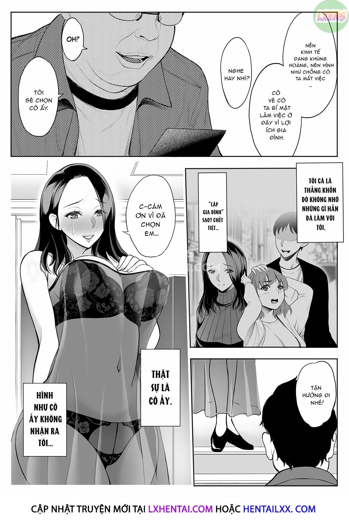 HentaiVN.net - Ảnh 8 - Red Light District: MILF/Daughter NTR [OYAKO NTR FUUZOKU DON] - Chap 1