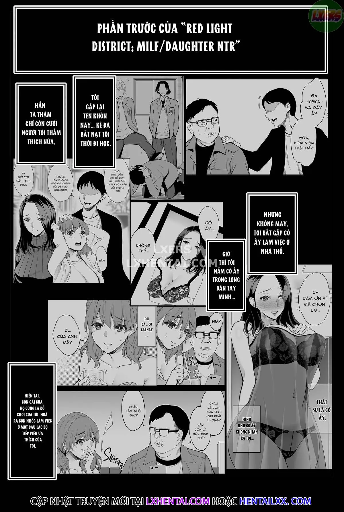 HentaiVN.net - Ảnh 7 - Red Light District: MILF/Daughter NTR [OYAKO NTR FUUZOKU DON] - Chap 2