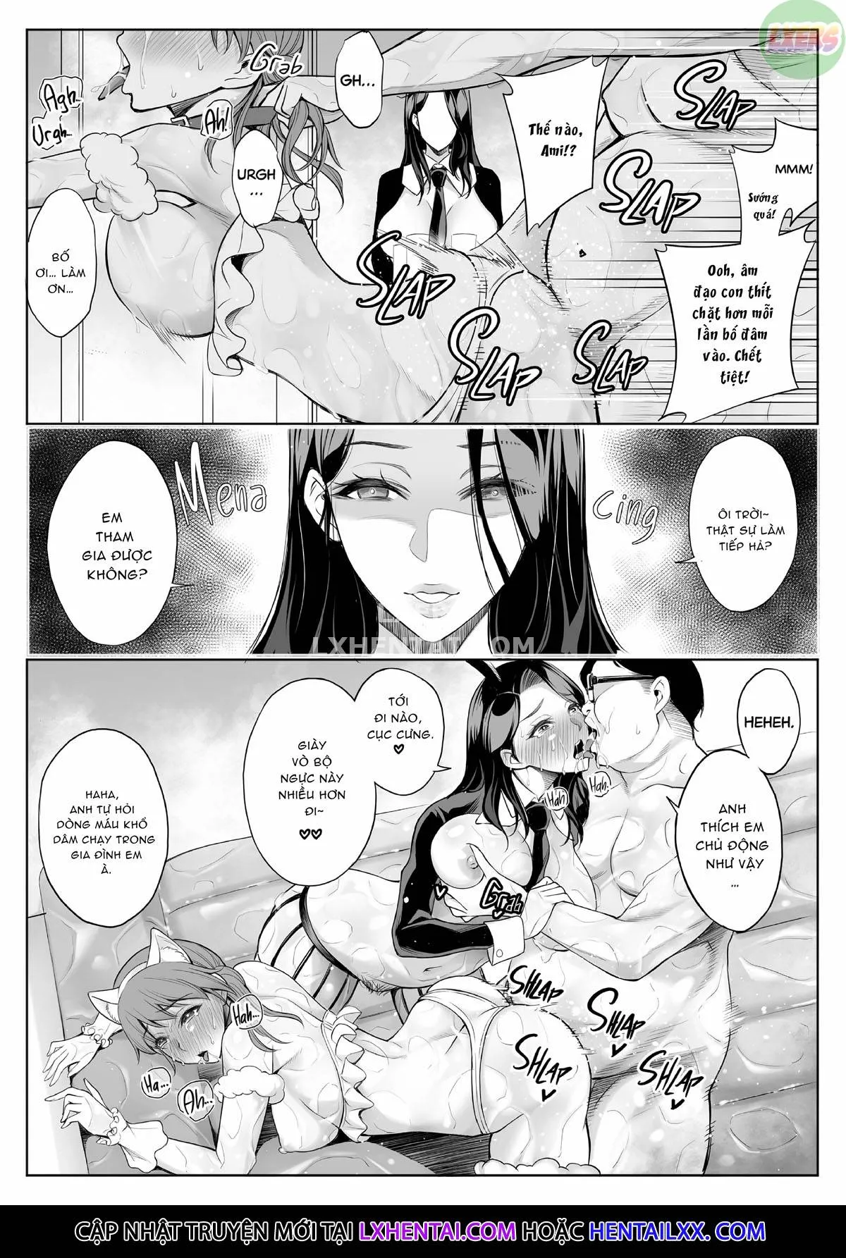 HentaiVN.net - Ảnh 51 - Red Light District: MILF/Daughter NTR [OYAKO NTR FUUZOKU DON] - Chap 2 - Double the Fun