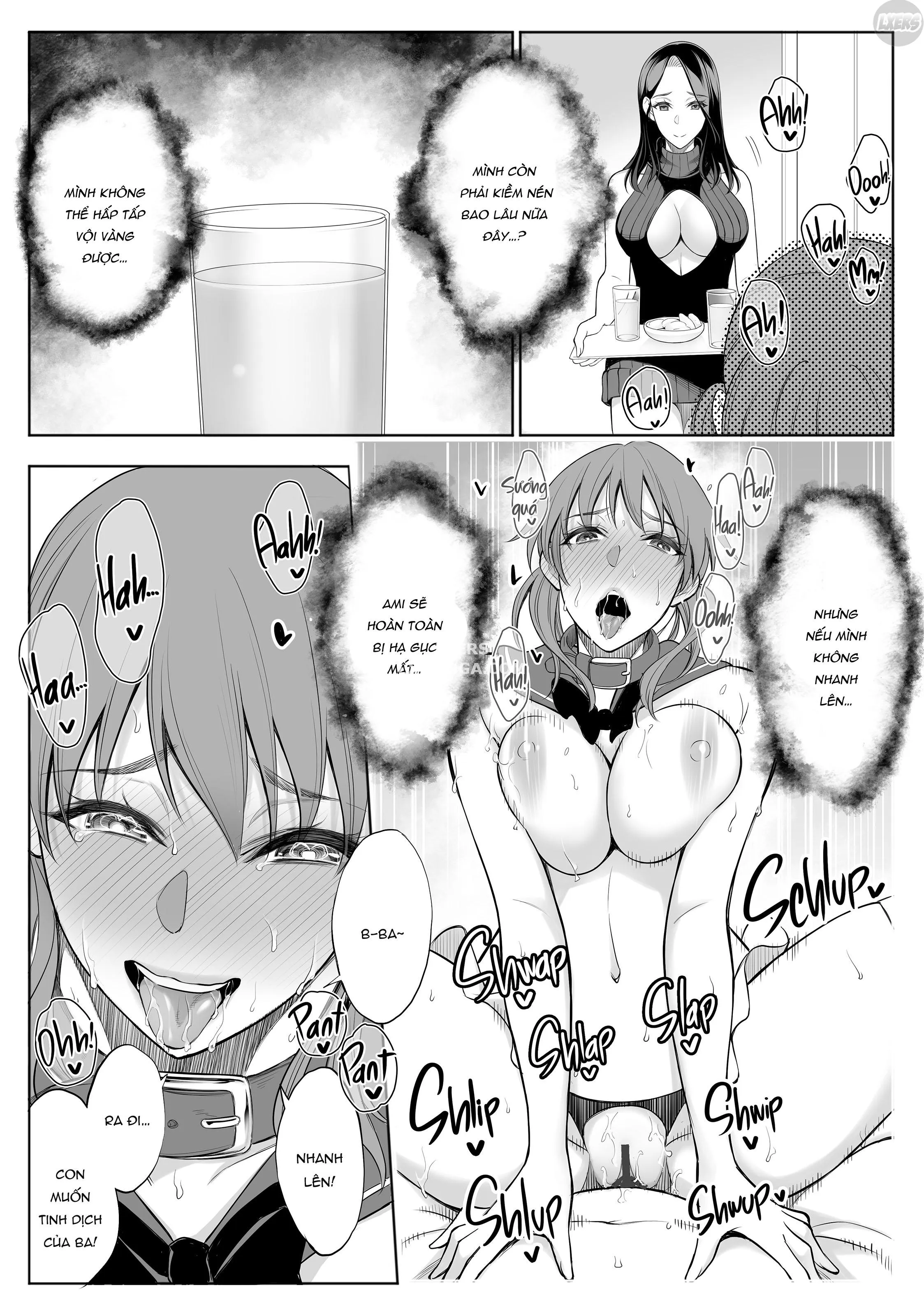 HentaiVN.net - Ảnh 7 - Red Light District: MILF/Daughter NTR [OYAKO NTR FUUZOKU DON] - Chap 3 - Over the Edge | END