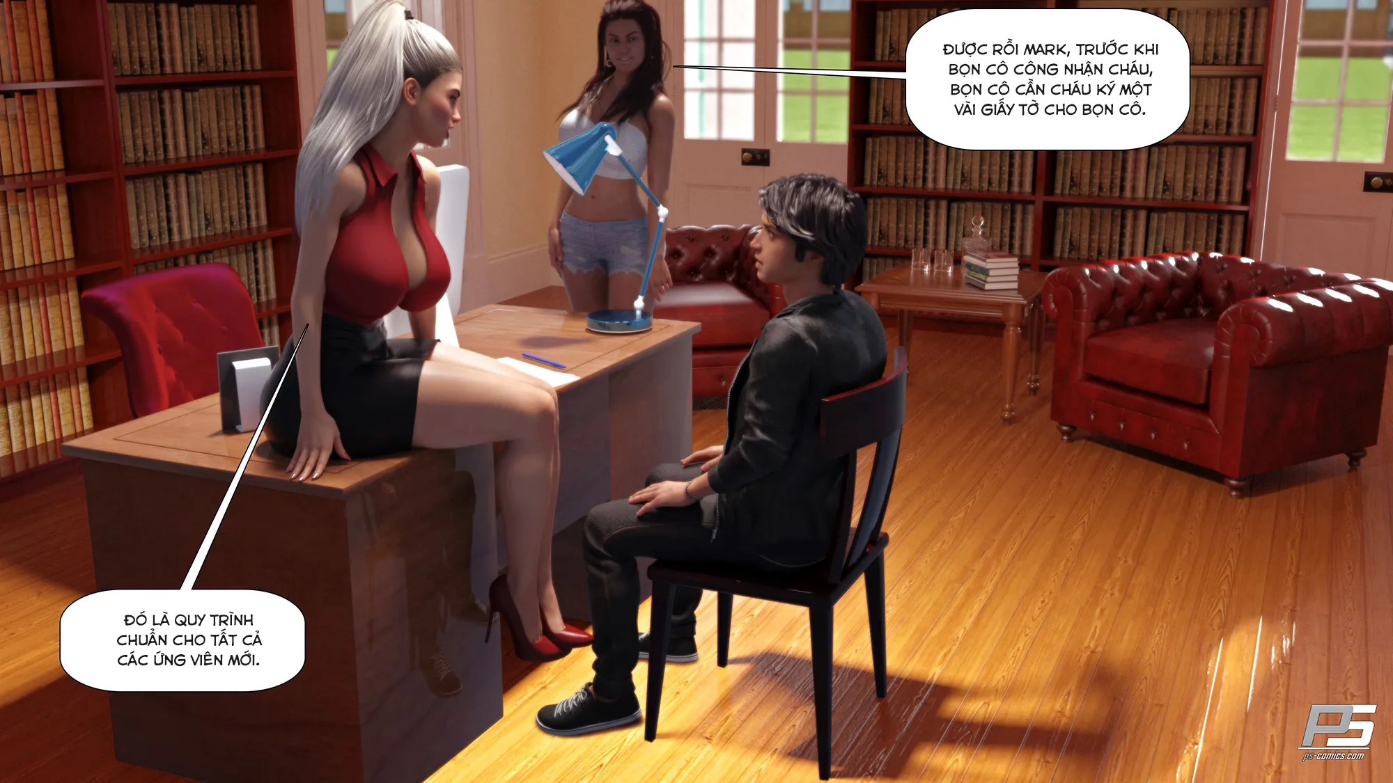 HentaiVN.net - Ảnh 5 - Milf Mansion - Vol 1 - Chương 2: Gọi bọn cô là mẹ