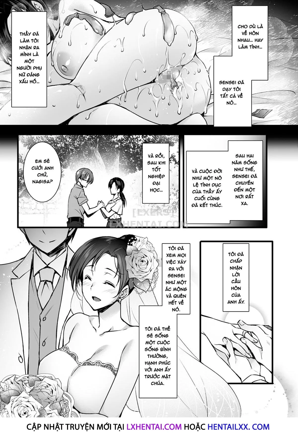 HentaiVN.net - Ảnh 15 - Tsuma no Hajimete no Otoko - Chap 1 - Có che