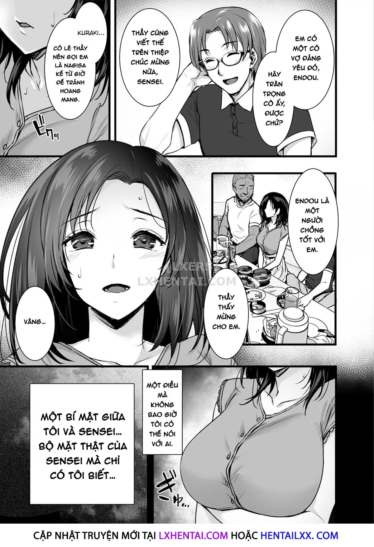 HentaiVN.net - Ảnh 7 - Tsuma no Hajimete no Otoko - Chap 1 - Có che
