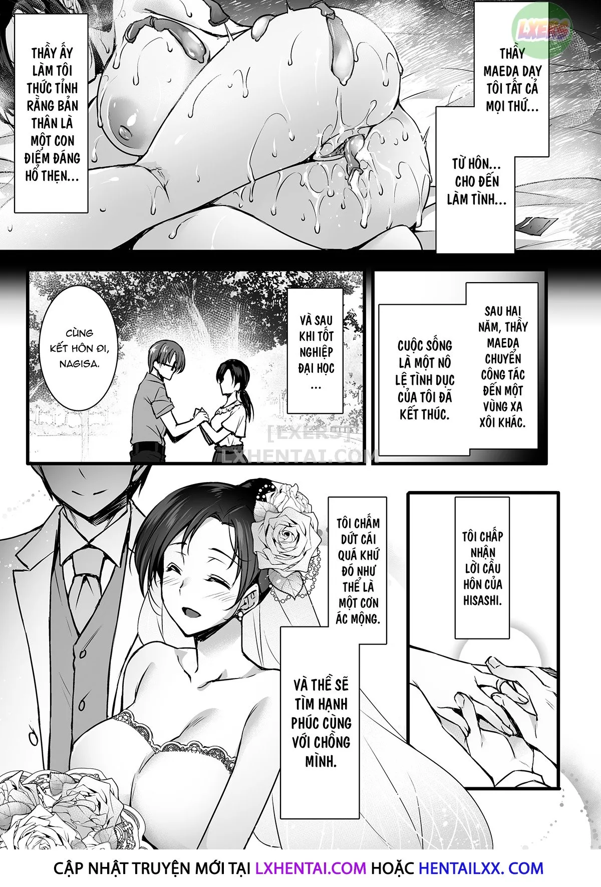 HentaiVN.net - Ảnh 15 - Tsuma no Hajimete no Otoko - Chap 1 - Không che