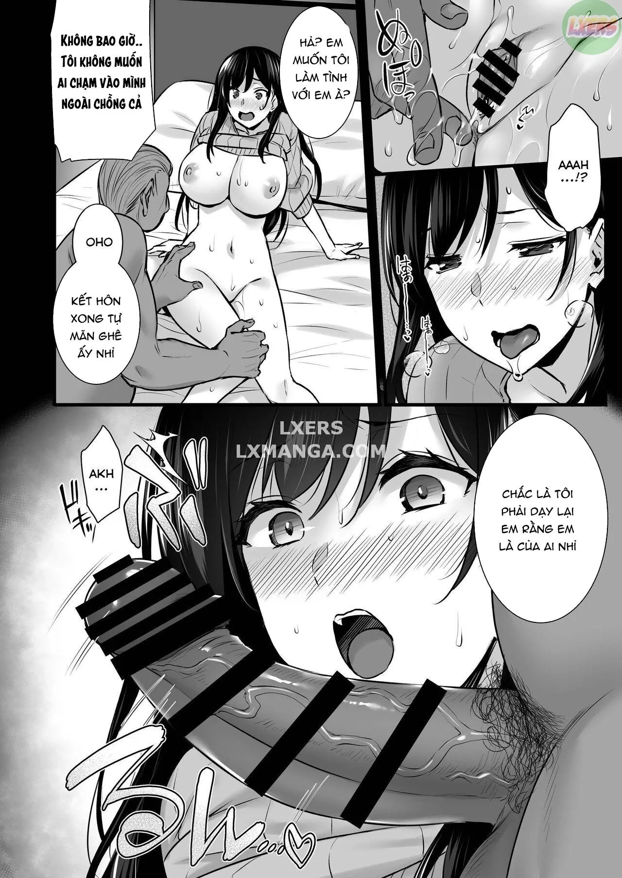 HentaiVN.net - Ảnh 28 - Tsuma no Hajimete no Otoko - Chap 2 - Có che
