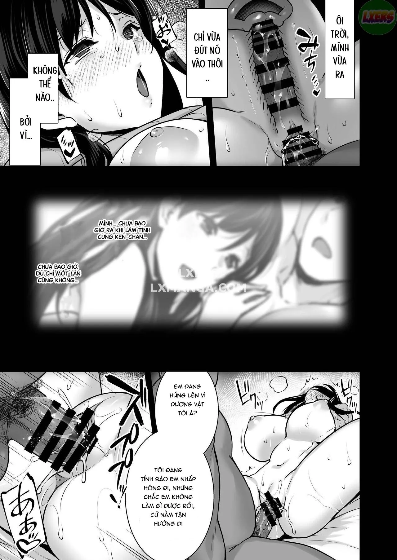 HentaiVN.net - Ảnh 37 - Tsuma no Hajimete no Otoko - Chap 2 - Có che