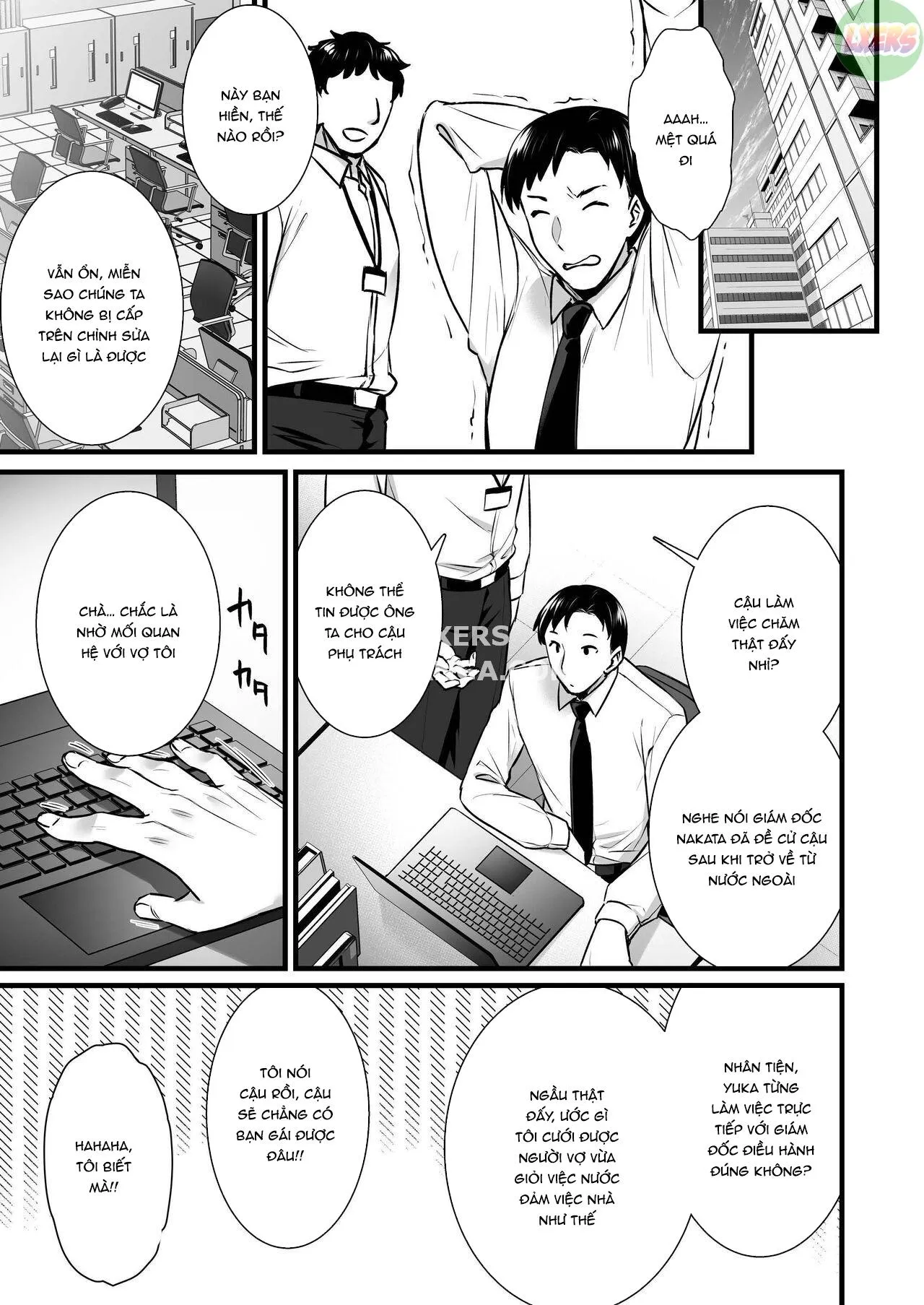 HentaiVN.net - Ảnh 46 - Tsuma no Hajimete no Otoko - Chap 2 - Có che
