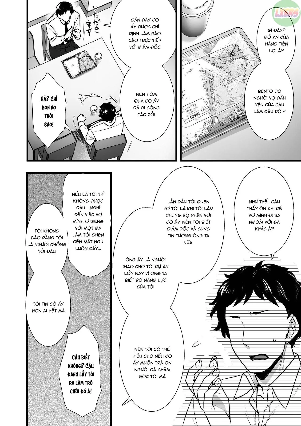 HentaiVN.net - Ảnh 47 - Tsuma no Hajimete no Otoko - Chap 2 - Có che