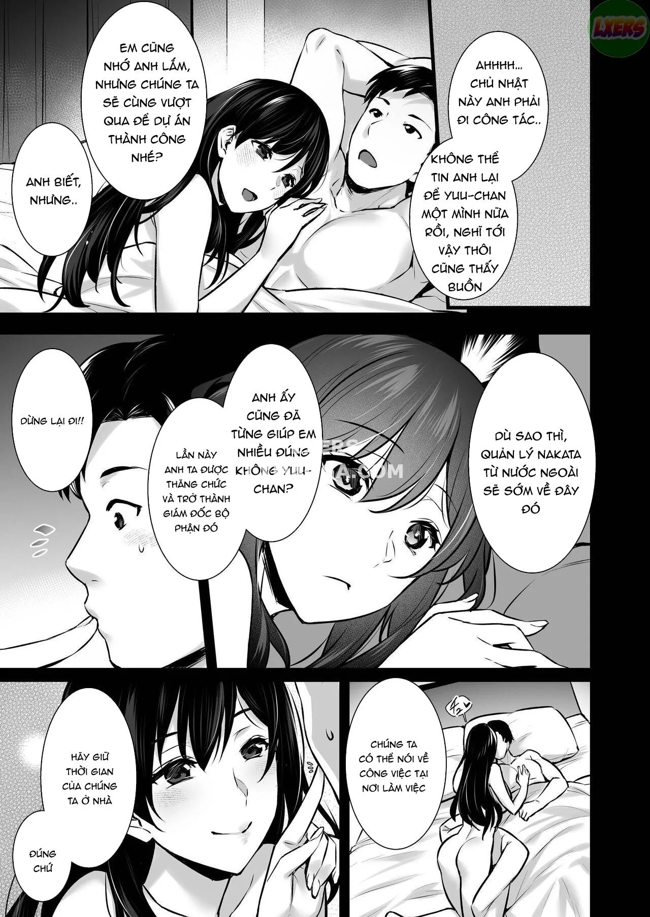 HentaiVN.net - Ảnh 5 - Tsuma no Hajimete no Otoko - Chap 2 - Có che