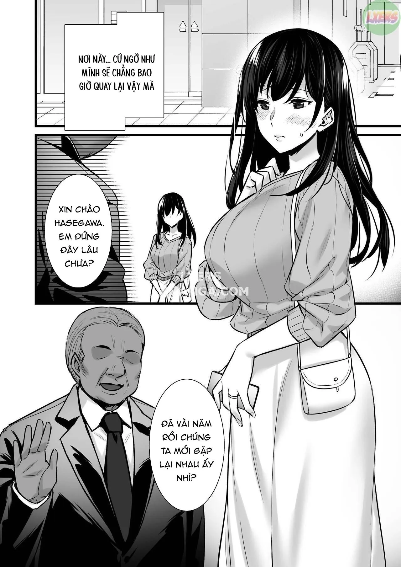 HentaiVN.net - Ảnh 8 - Tsuma no Hajimete no Otoko - Chap 2 - Có che