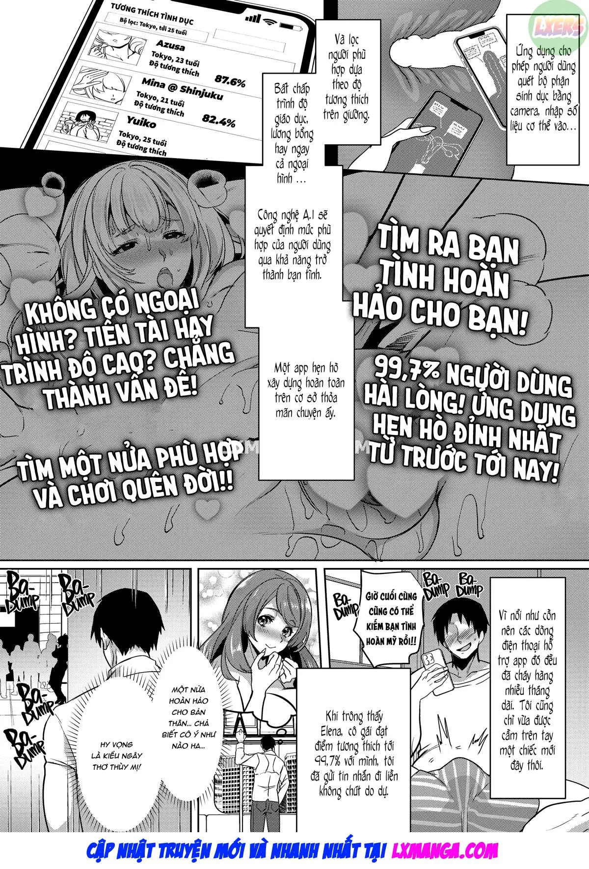 HentaiVN.net - Ảnh 6 - Seiki Matching Appli De Deatta Karada No Aishou Dake Wa Saikou No Onna - Oneshot