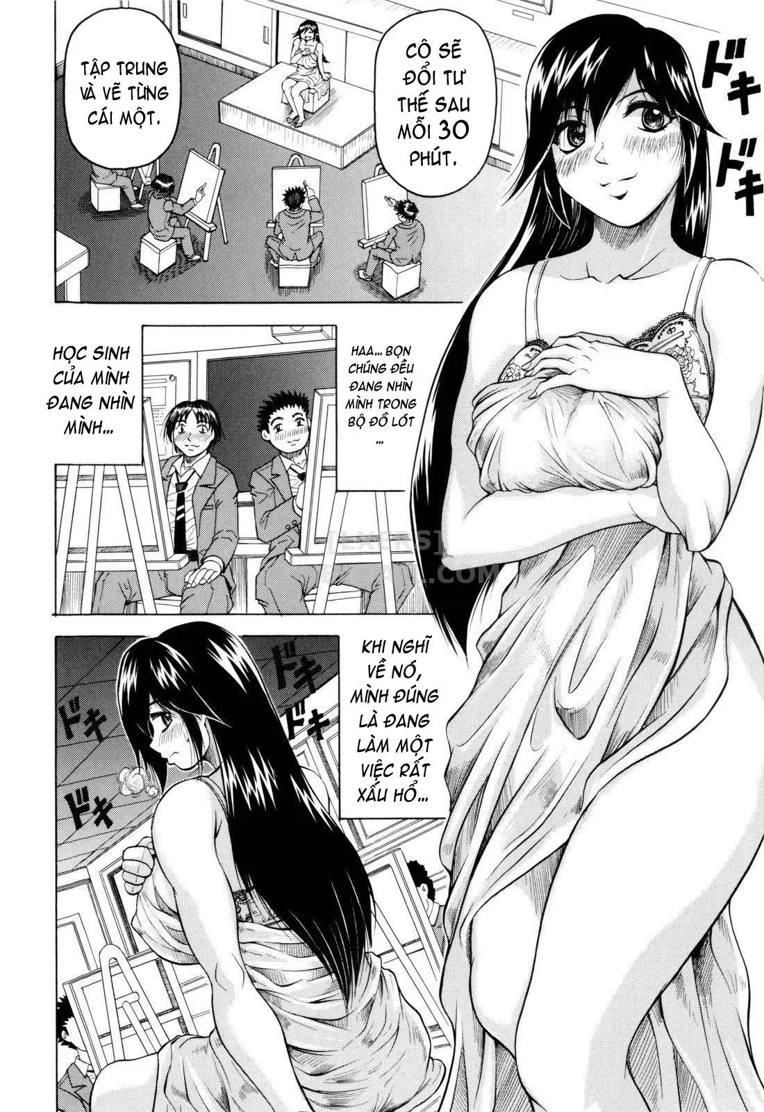 HentaiVN.net - Ảnh 12 - Sensei Ni Dashitee! - Chap 1