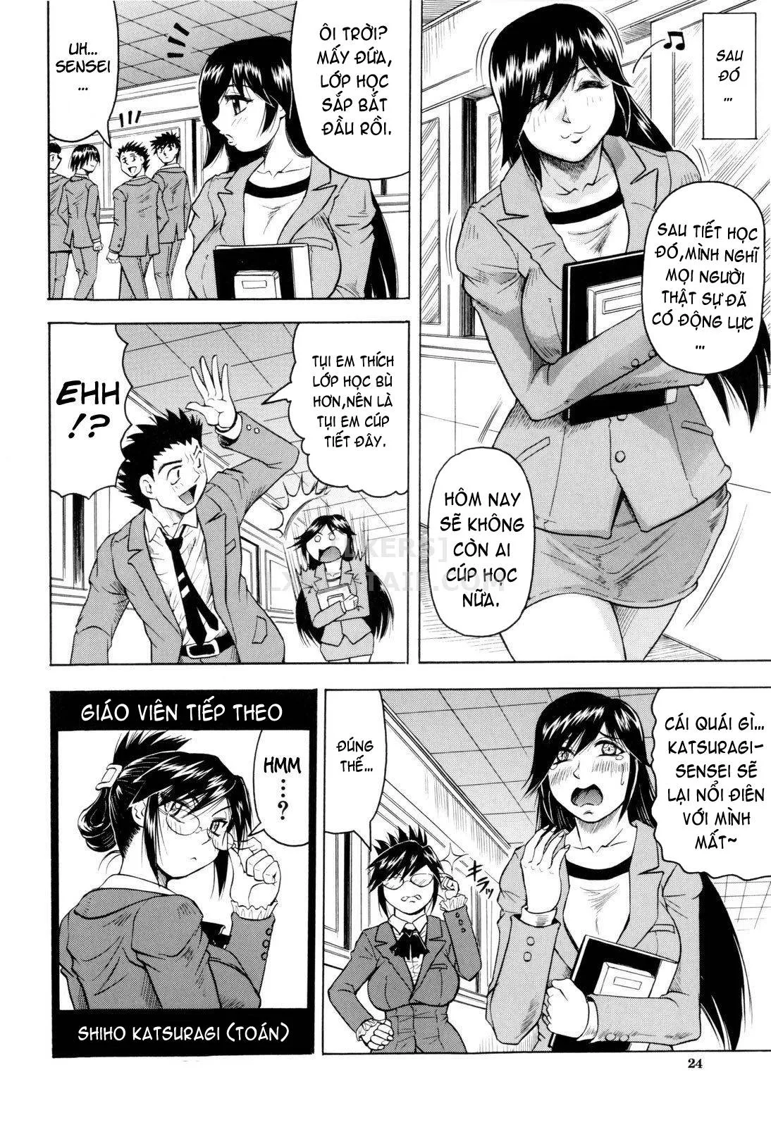 HentaiVN.net - Ảnh 26 - Sensei Ni Dashitee! - Chap 1