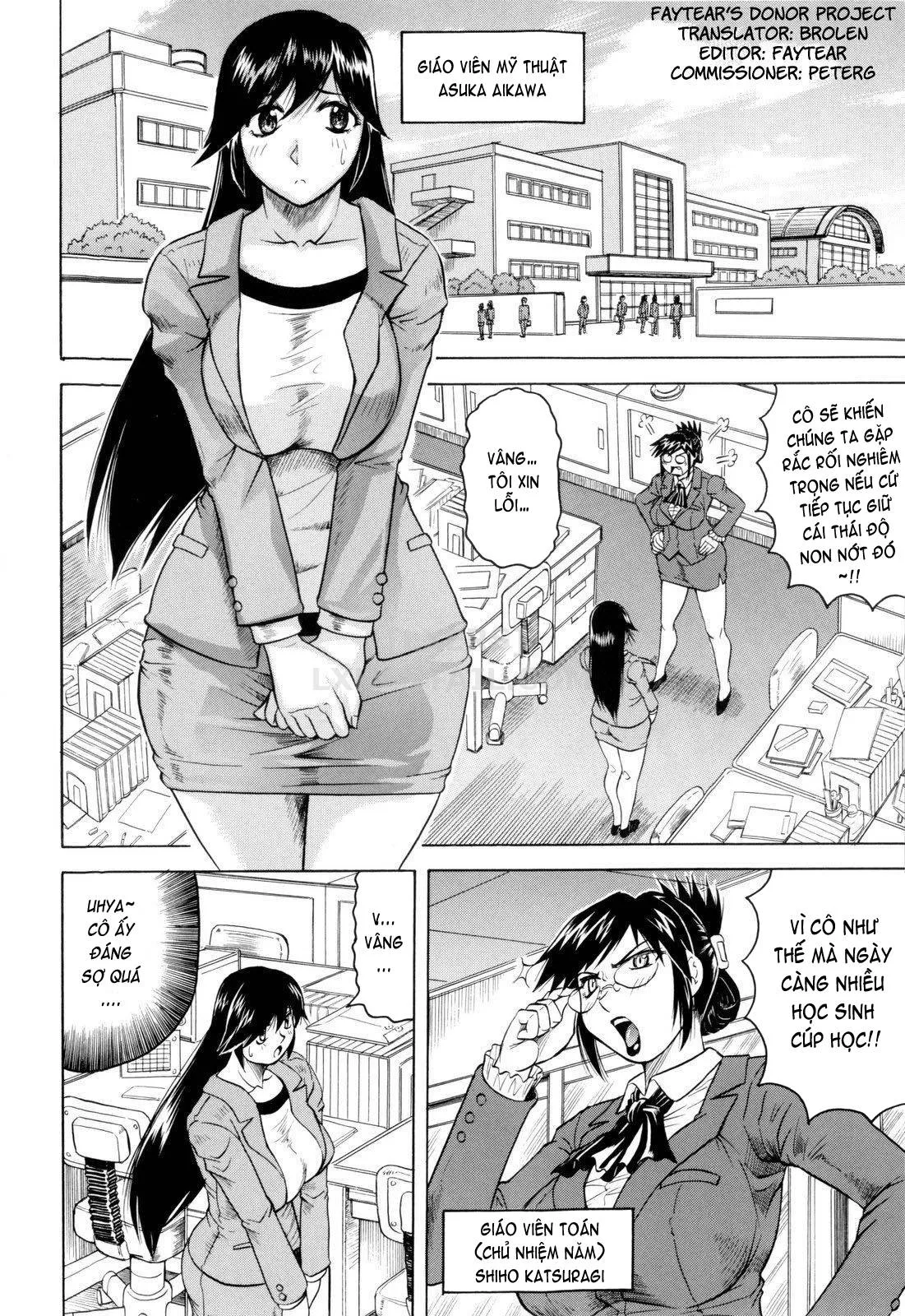 HentaiVN.net - Ảnh 8 - Sensei Ni Dashitee! - Chap 1