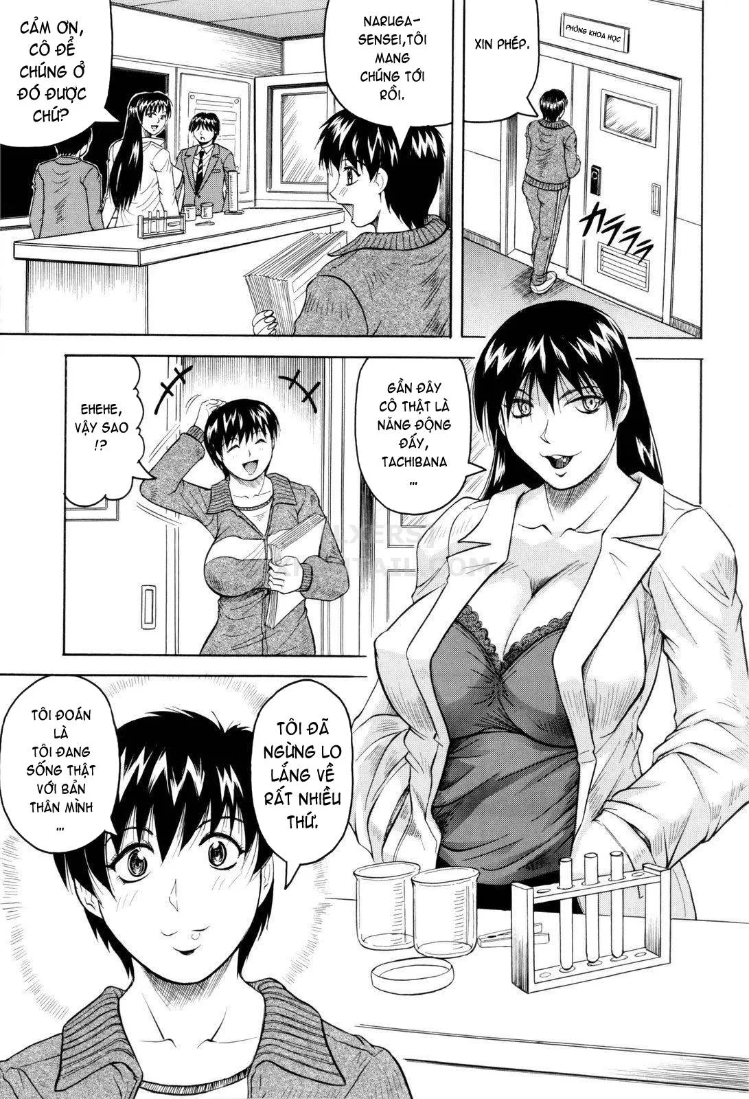 HentaiVN.net - Ảnh 20 - Sensei Ni Dashitee! - Chap 4