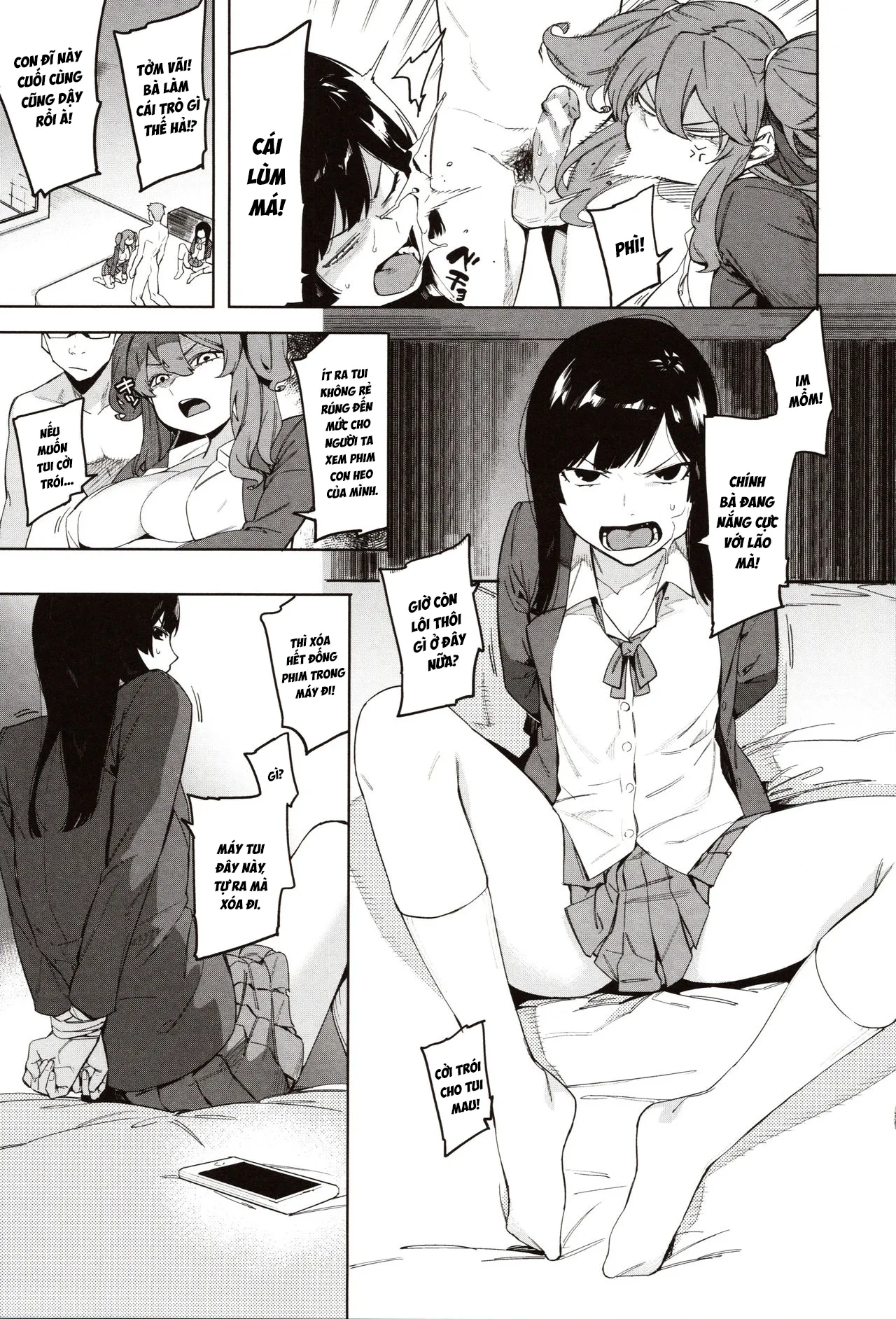 HentaiVN.net - Ảnh 5 - Mizuha ni Oshioki! [Punishment for Mizuha!] - Chap 3
