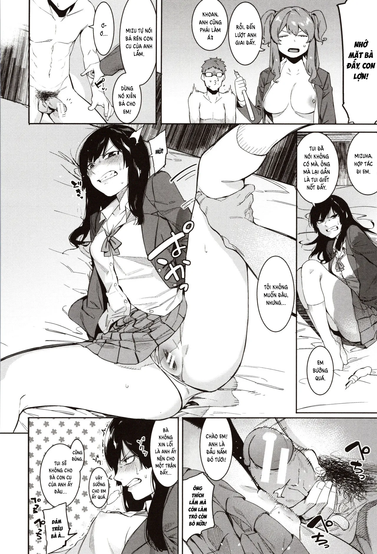 HentaiVN.net - Ảnh 8 - Mizuha ni Oshioki! [Punishment for Mizuha!] - Chap 3