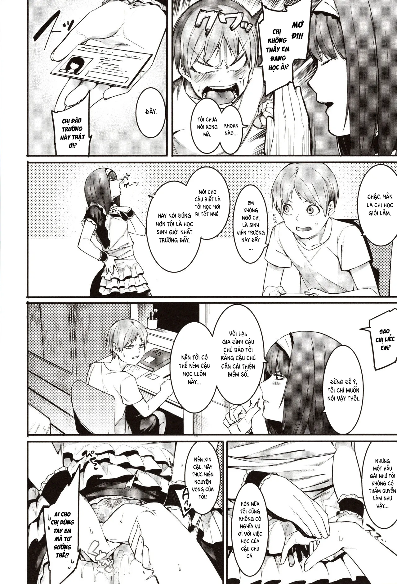 HentaiVN.net - Ảnh 16 - Mizuha ni Oshioki! [Punishment for Mizuha!] - Chap 6