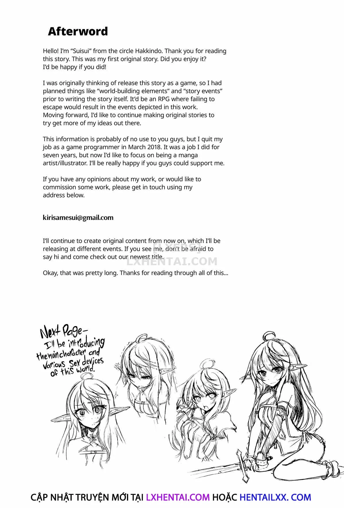 HentaiVN.net - Ảnh 21 - Nàng Elf chạy trốn - Chap 1