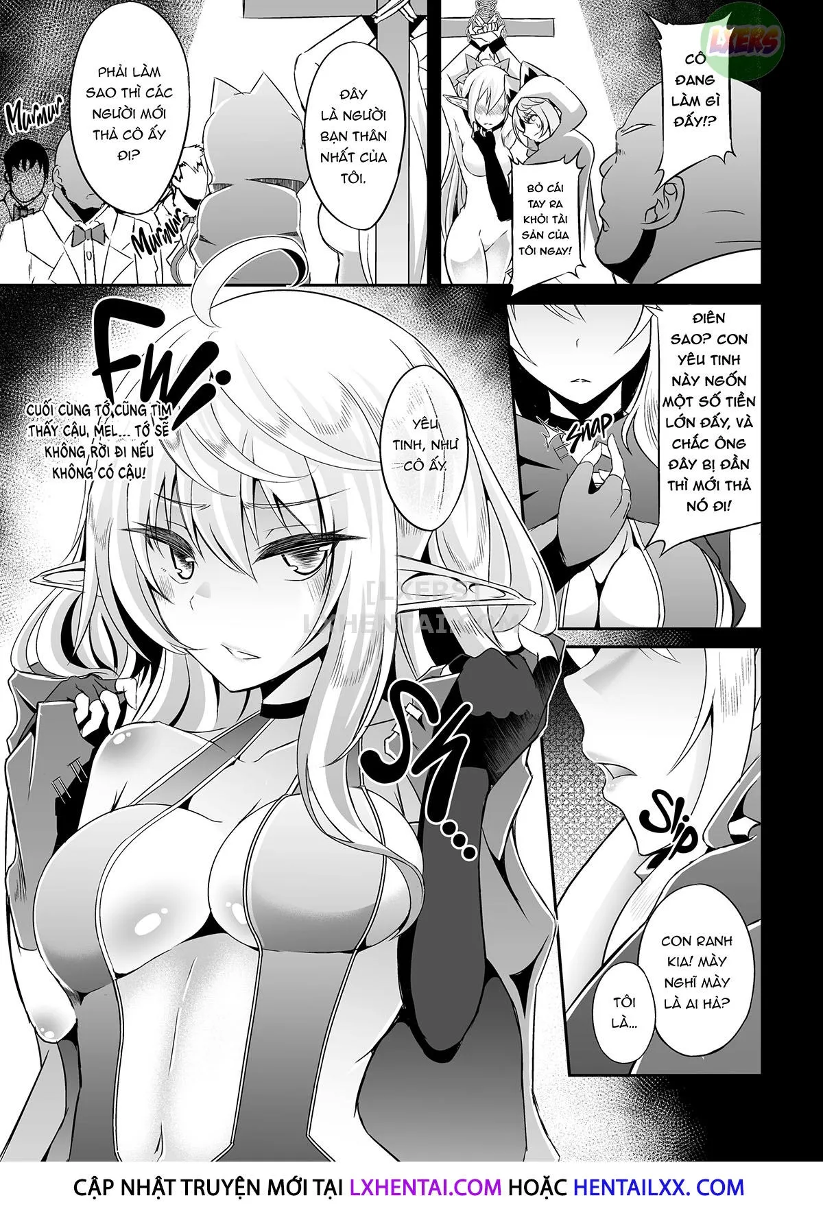 HentaiVN.net - Ảnh 5 - Nàng Elf chạy trốn - Chap 4