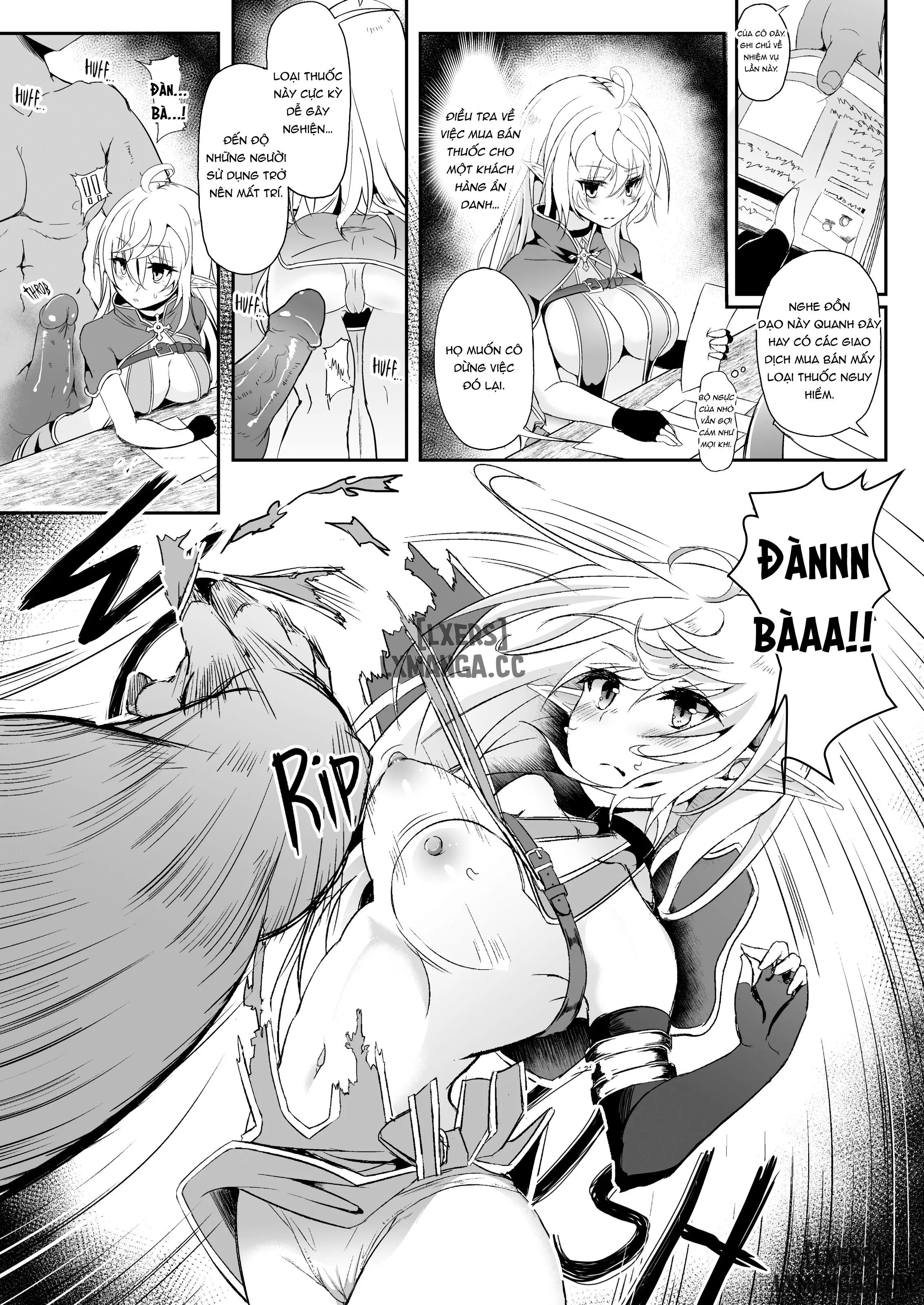 HentaiVN.net - Ảnh 3 - Nàng Elf chạy trốn - Chap 7