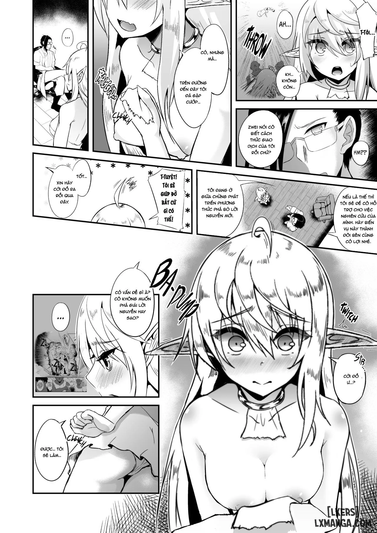 HentaiVN.net - Ảnh 10 - Nàng Elf chạy trốn - Chap 8