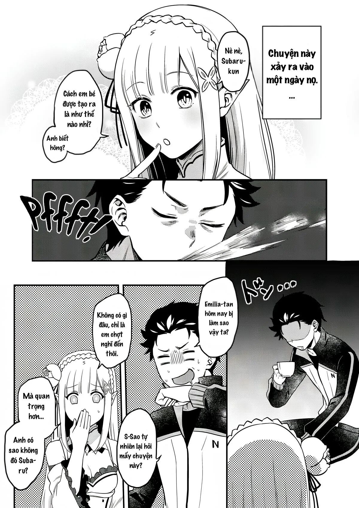HentaiVN.net - Ảnh 3 - Emilia muốn biết cách tạo ra em bé - Oneshot