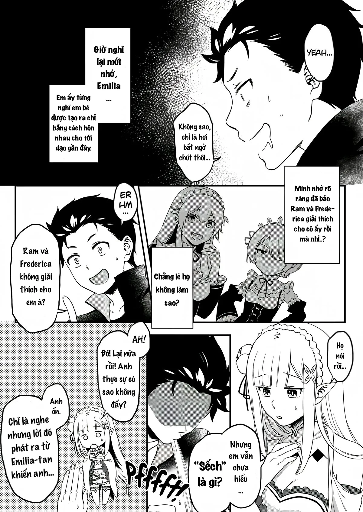 HentaiVN.net - Ảnh 4 - Emilia muốn biết cách tạo ra em bé - Oneshot