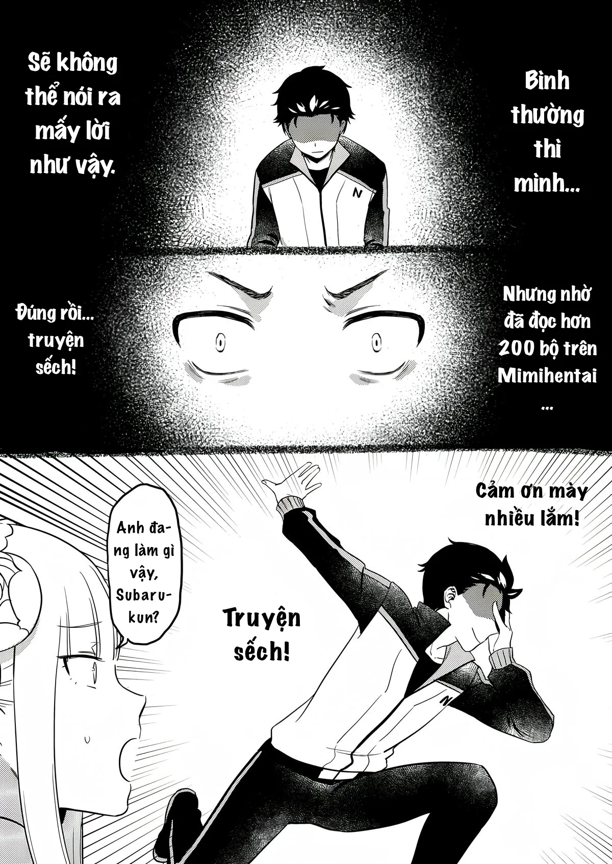 HentaiVN.net - Ảnh 7 - Emilia muốn biết cách tạo ra em bé - Oneshot