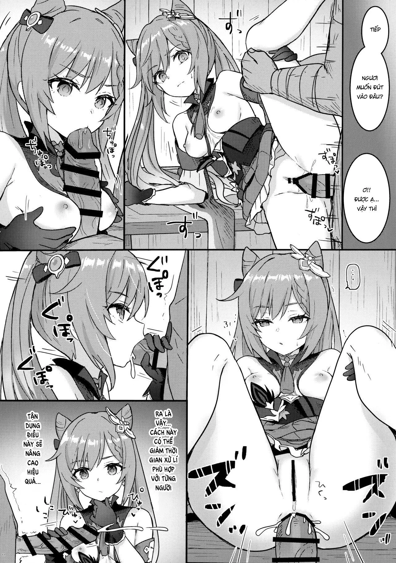 HentaiVN.net - Ảnh 13 - Keqing-chan Efficiently Works Her Subordinates [Keqing-chan ga Buka o Shigoki Makuru Hon] - Oneshot