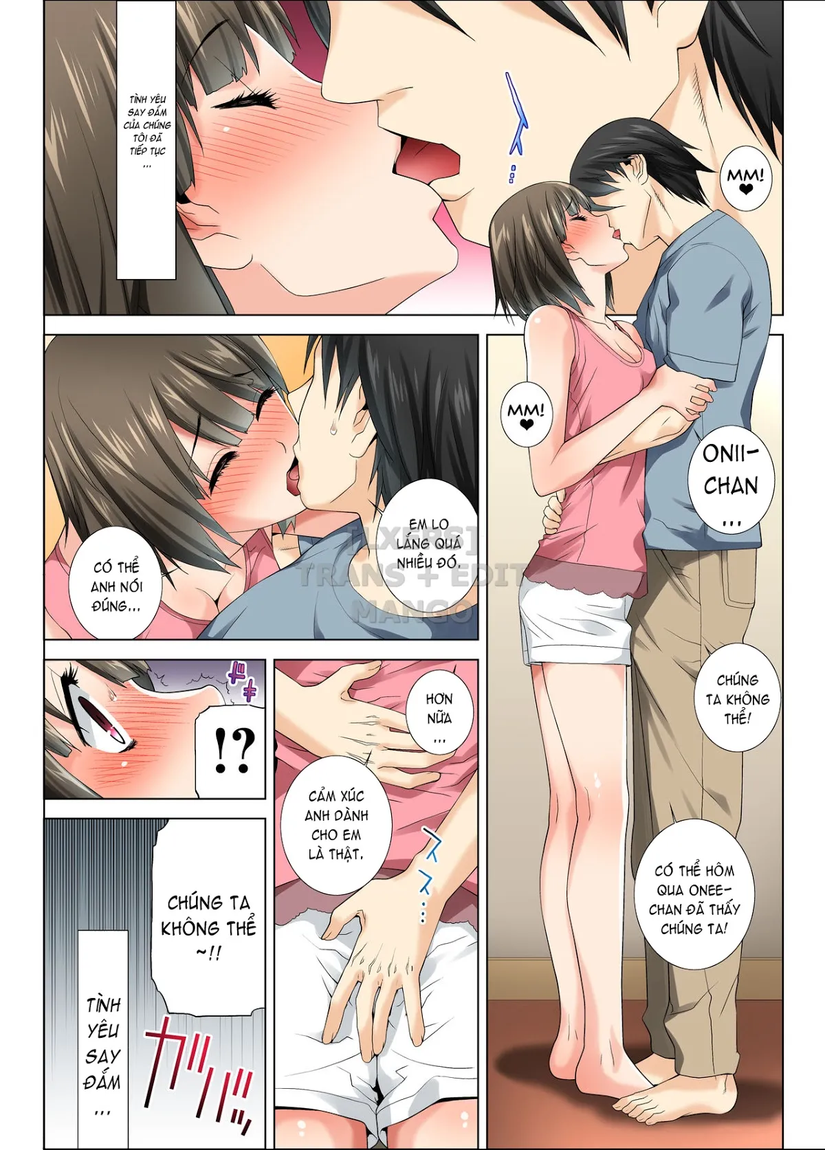 HentaiVN.net - Ảnh 17 - Matabiraki Haha Shimai Taisetsu a Osananajimi no Shimai wa Ore no Kuzu Oyaji ni Ana o Sasageru - Oneshot
