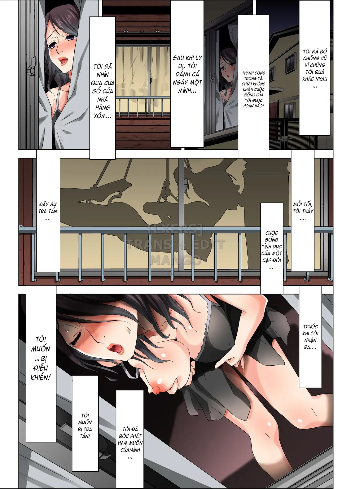 HentaiVN.net - Ảnh 36 - Matabiraki Haha Shimai Taisetsu a Osananajimi no Shimai wa Ore no Kuzu Oyaji ni Ana o Sasageru - Oneshot