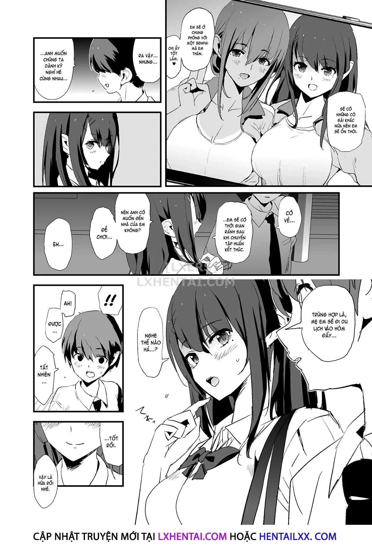 HentaiVN.net - Ảnh 11 - Cocksleeve Camp [Onaho Gasshuku] - Chap 1 - It Seems Your Girlfriend Is Going To The Cock Sleeve Camp