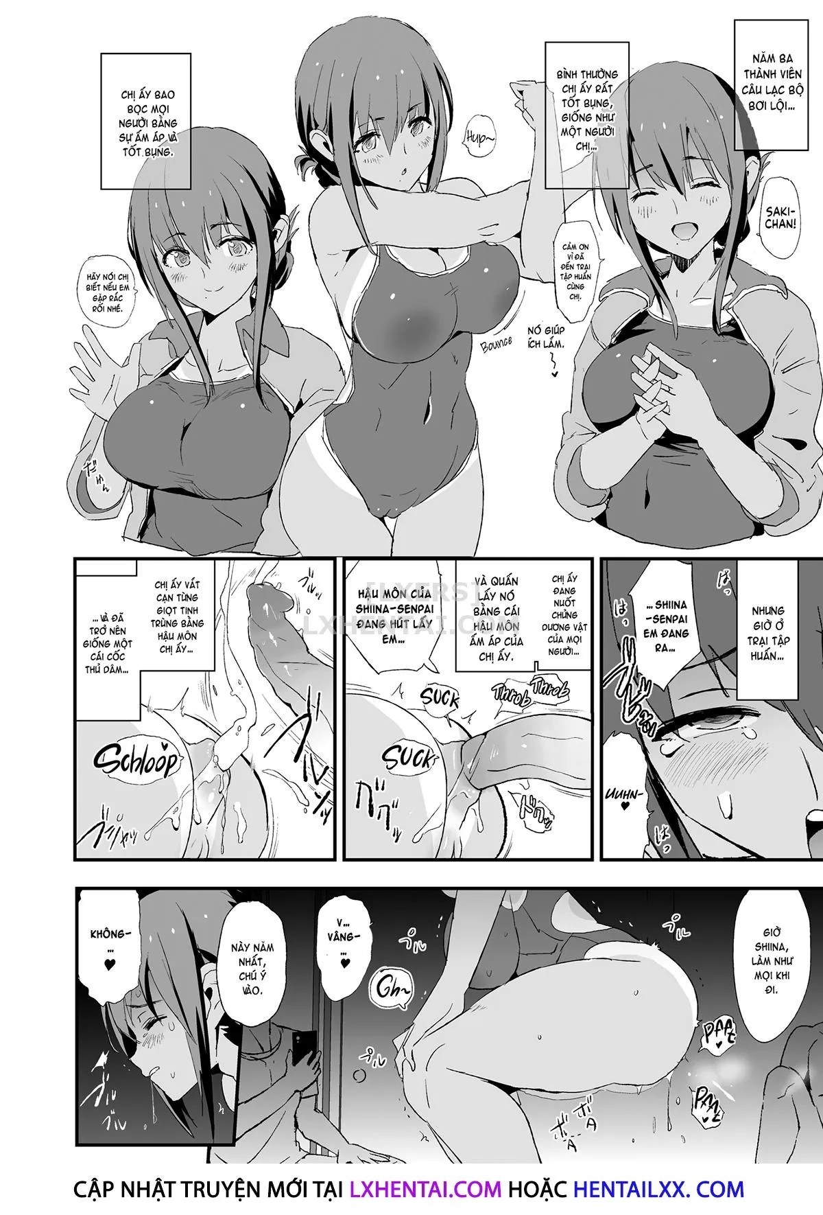 HentaiVN.net - Ảnh 27 - Cocksleeve Camp [Onaho Gasshuku] - Chap 1 - It Seems Your Girlfriend Is Going To The Cock Sleeve Camp