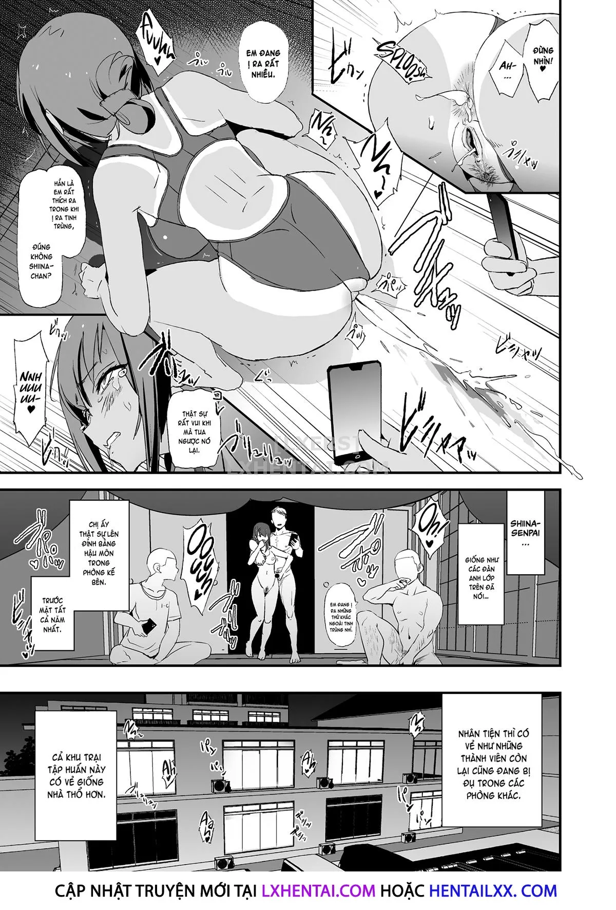 HentaiVN.net - Ảnh 28 - Cocksleeve Camp [Onaho Gasshuku] - Chap 1 - It Seems Your Girlfriend Is Going To The Cock Sleeve Camp