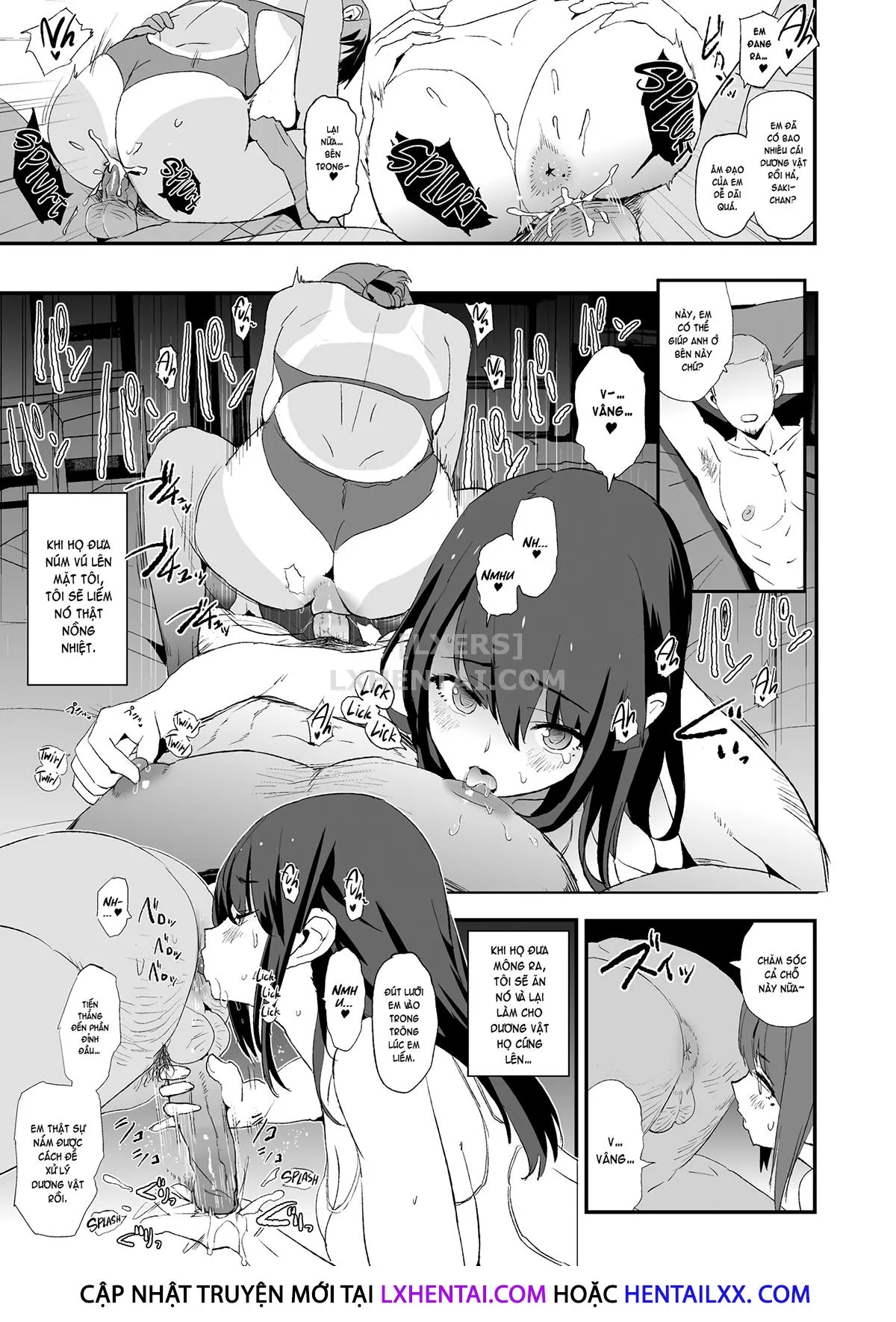 HentaiVN.net - Ảnh 34 - Cocksleeve Camp [Onaho Gasshuku] - Chap 1 - It Seems Your Girlfriend Is Going To The Cock Sleeve Camp