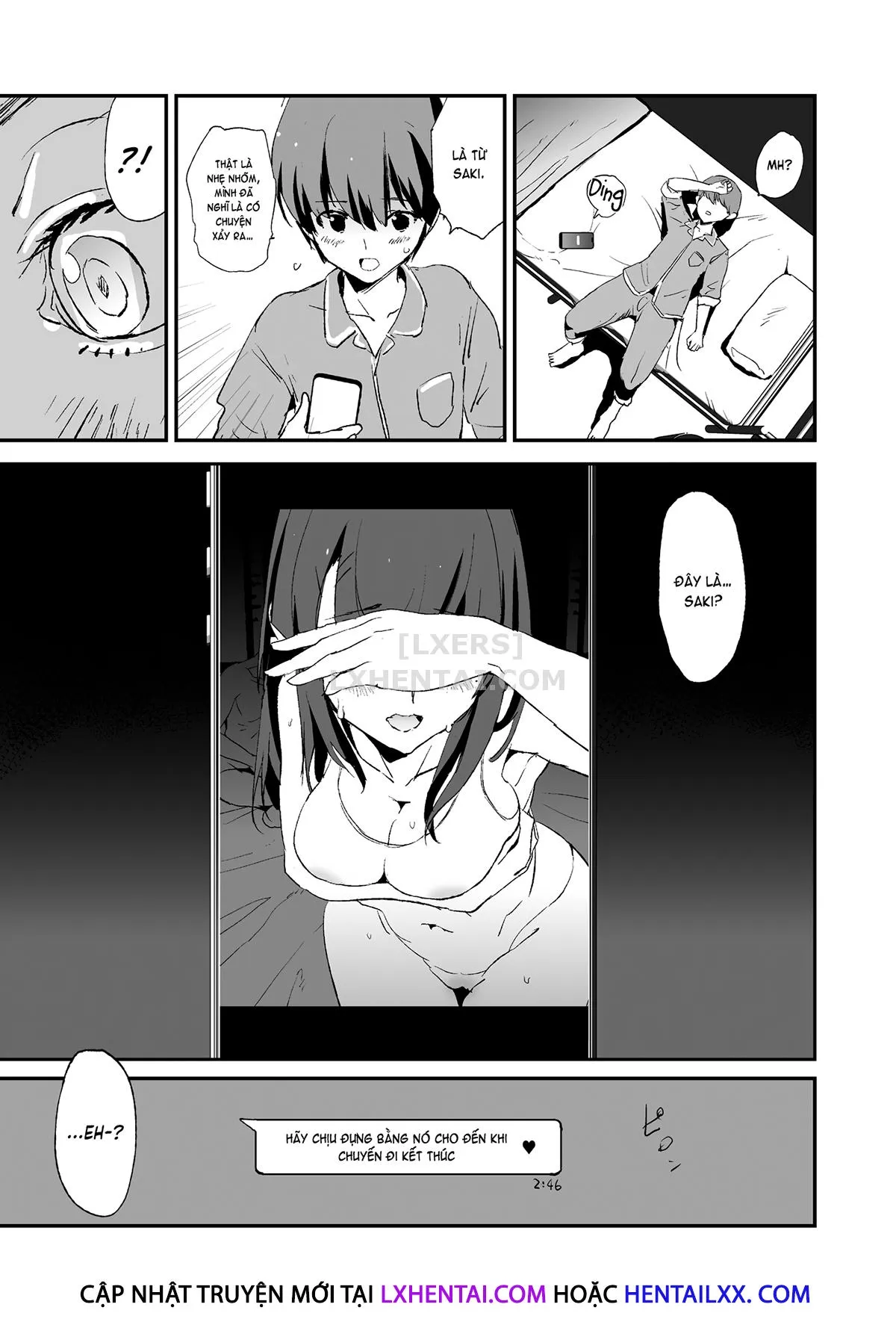 HentaiVN.net - Ảnh 42 - Cocksleeve Camp [Onaho Gasshuku] - Chap 1 - It Seems Your Girlfriend Is Going To The Cock Sleeve Camp