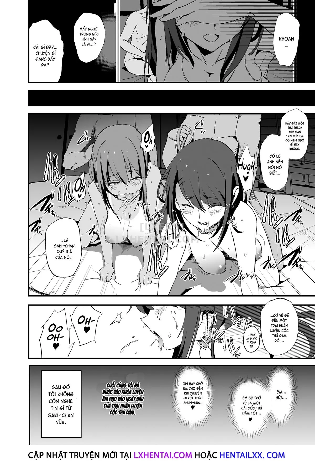 HentaiVN.net - Ảnh 43 - Cocksleeve Camp [Onaho Gasshuku] - Chap 1 - It Seems Your Girlfriend Is Going To The Cock Sleeve Camp