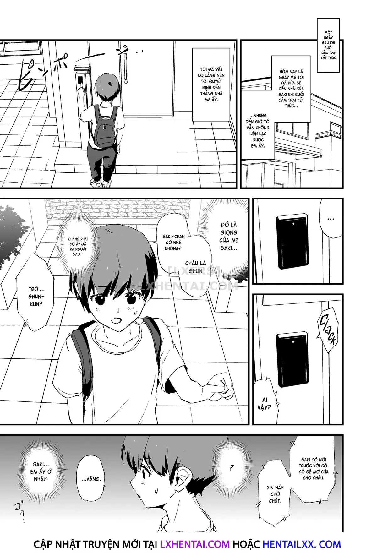 HentaiVN.net - Ảnh 44 - Cocksleeve Camp [Onaho Gasshuku] - Chap 1 - It Seems Your Girlfriend Is Going To The Cock Sleeve Camp