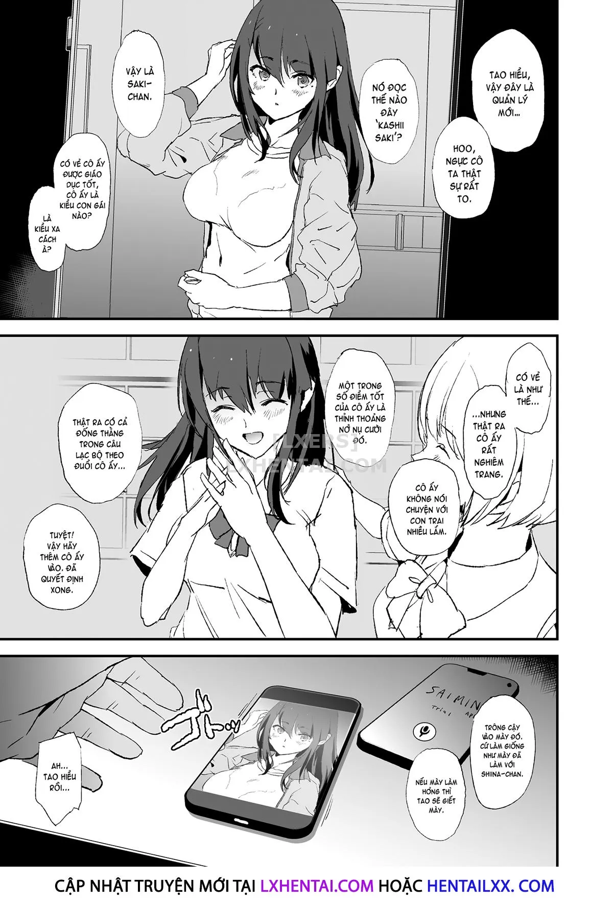 HentaiVN.net - Ảnh 6 - Cocksleeve Camp [Onaho Gasshuku] - Chap 1 - It Seems Your Girlfriend Is Going To The Cock Sleeve Camp