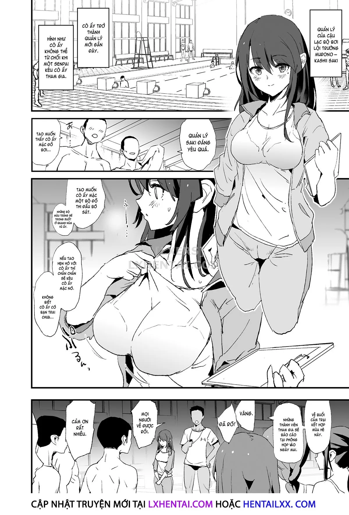 HentaiVN.net - Ảnh 7 - Cocksleeve Camp [Onaho Gasshuku] - Chap 1 - It Seems Your Girlfriend Is Going To The Cock Sleeve Camp