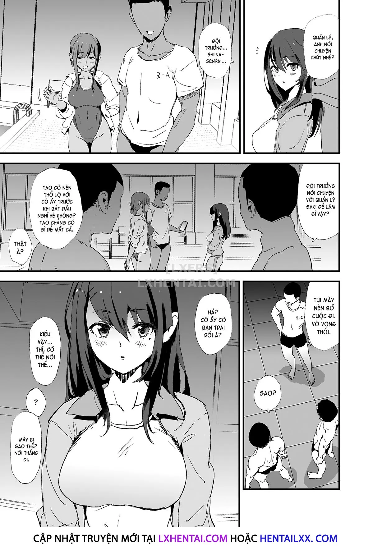 HentaiVN.net - Ảnh 8 - Cocksleeve Camp [Onaho Gasshuku] - Chap 1 - It Seems Your Girlfriend Is Going To The Cock Sleeve Camp