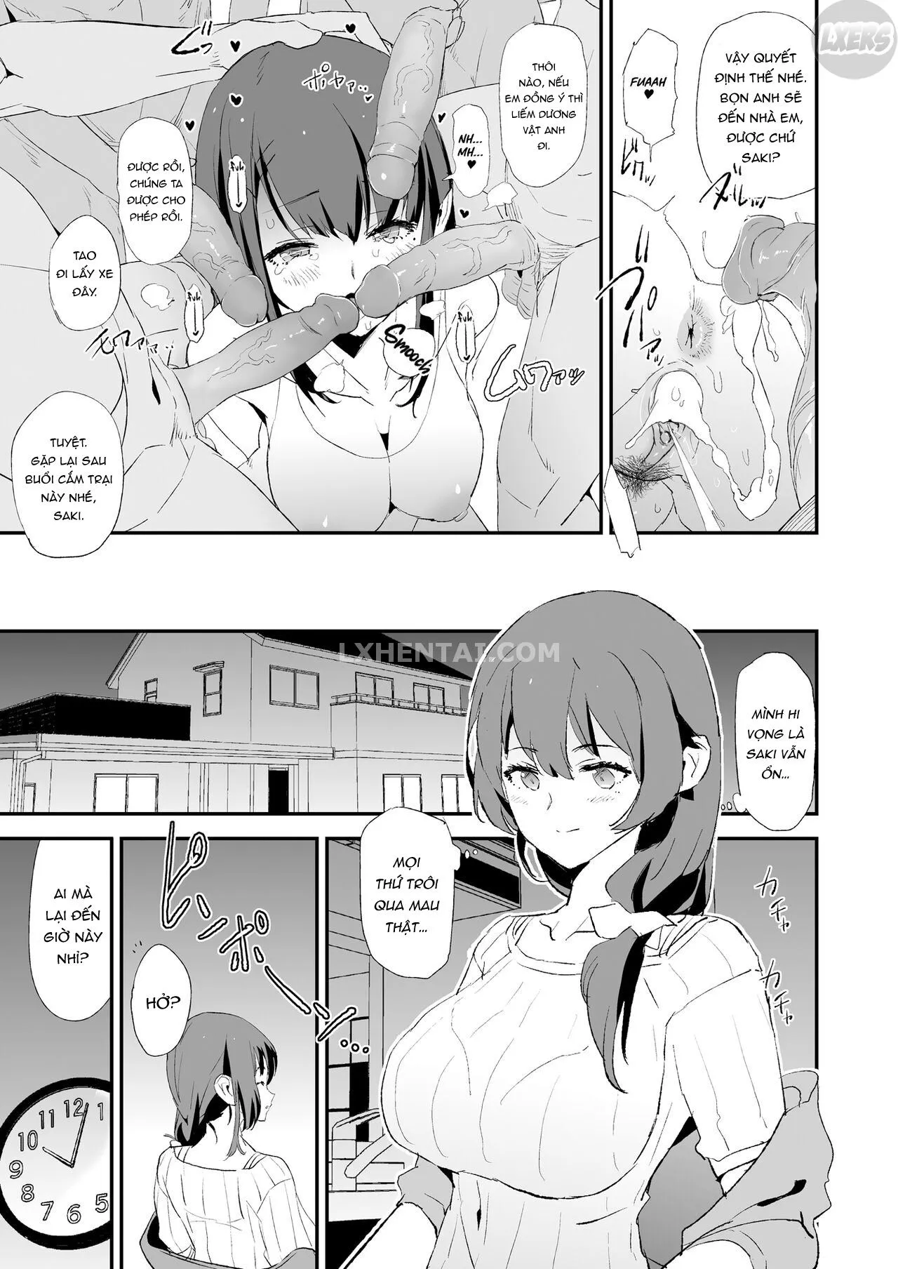 HentaiVN.net - Ảnh 11 - Cocksleeve Camp [Onaho Gasshuku] - Chap 2 - After The Daughter Mother Cocksleeve